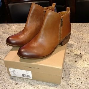 lucky brand basel bootie toffee